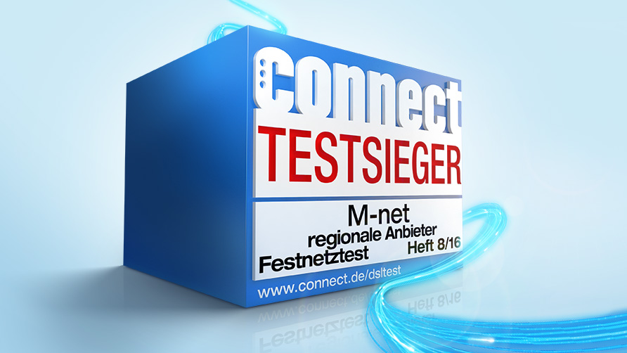 Das beste Netz gibt's bei M-net