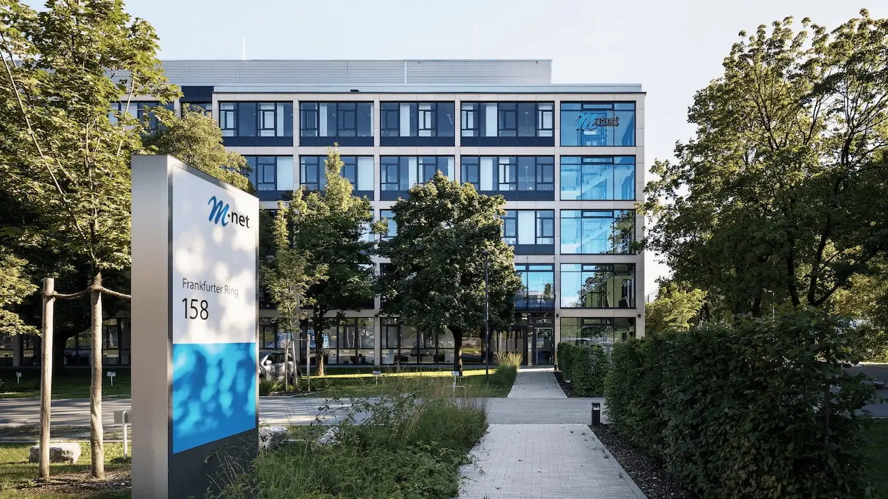 M-net Gebäudeansicht von außen
