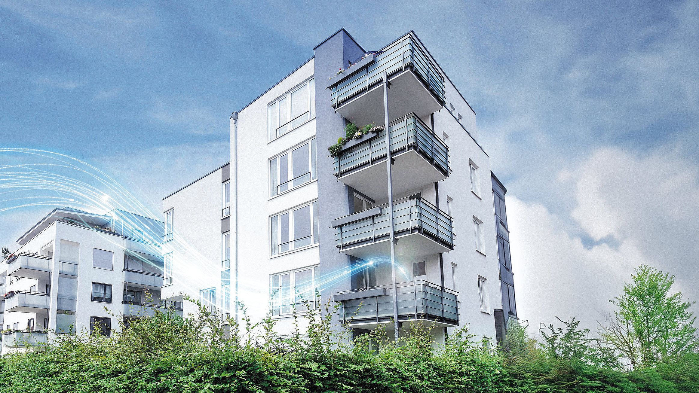 Großes,modernes Mehrfamilienhaus