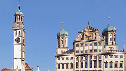 Stadtansicht von Augsburg